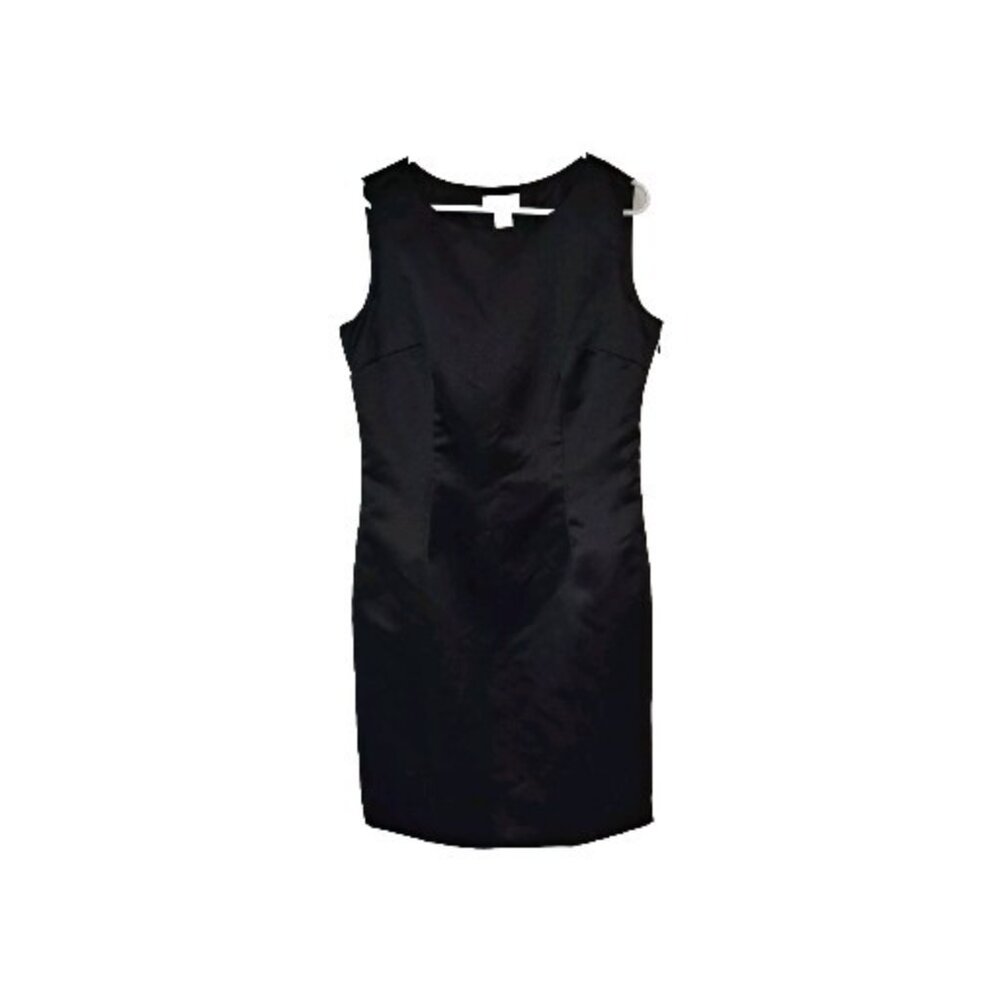 Worthington Dress Size 14 Black sleeveless Dress Zip up New